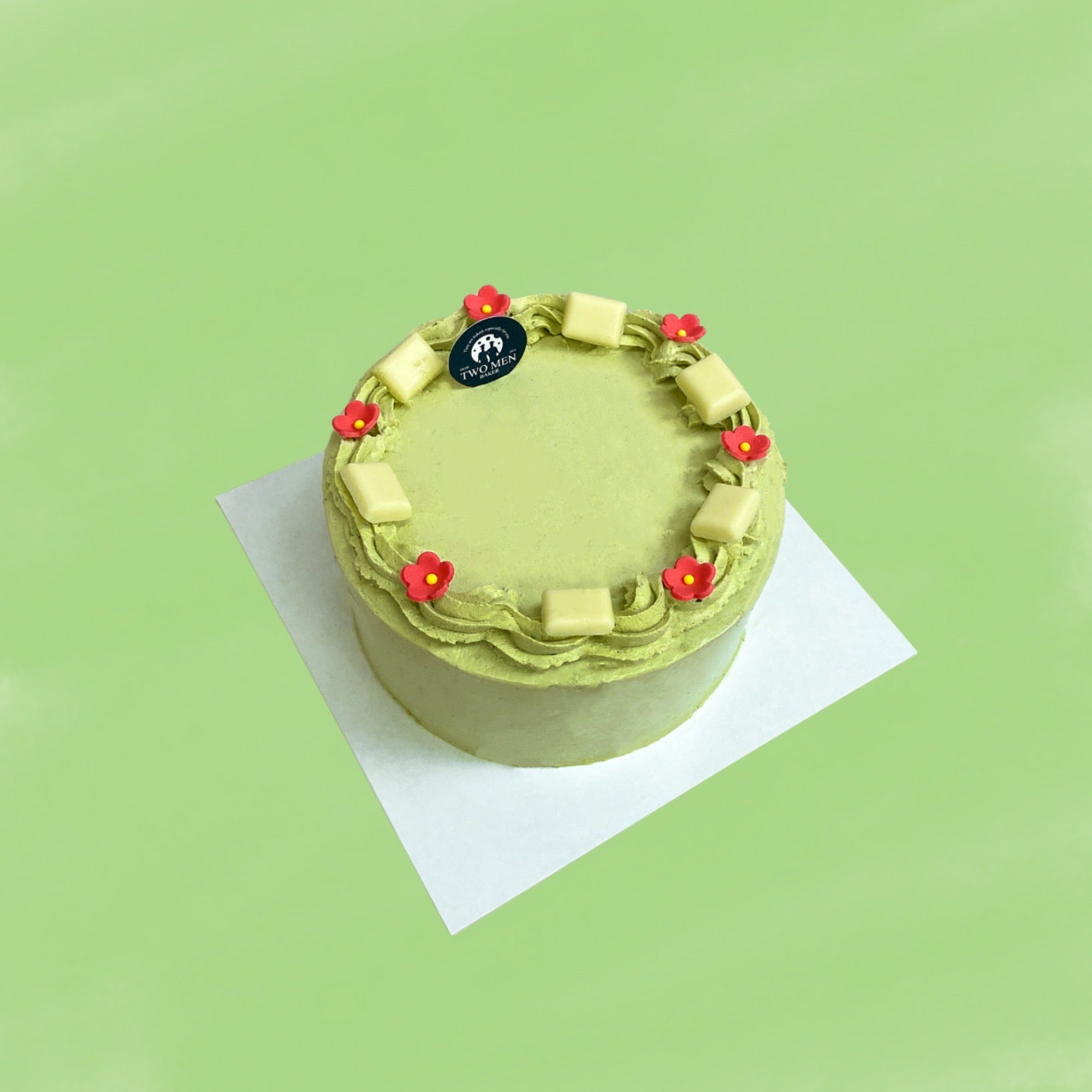 Matcha Red Bean Cake