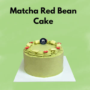 Matcha Red Bean Cake