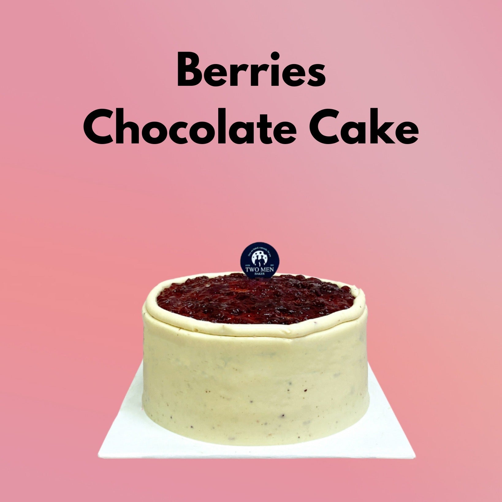 Blossom Moist Dark Berries Chocolate Cake