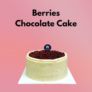 Blossom Moist Dark Berries Chocolate Cake