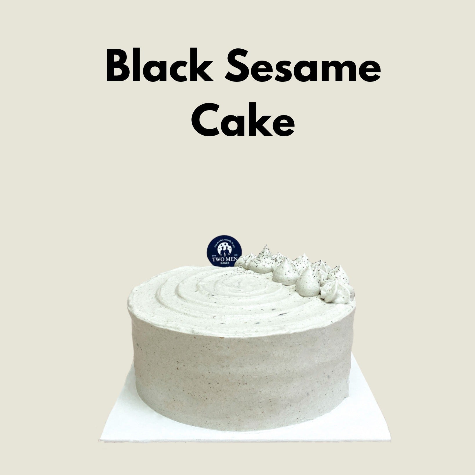 Black Sesame Cake